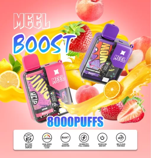 meel boost 8000puffs 拋棄式電子煙