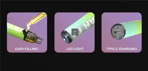 fitpod rbar q2可重複註油一次性電子煙使用示意圖