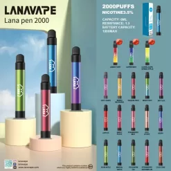 lana pen 2000 puffs 拋棄式電子煙